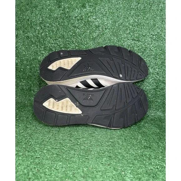 Adidas Mens Size 9.5 ZX 1K Boost White Running Shoes Walking Comfort Sneakers - Picture 8 of 9